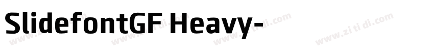 SlidefontGF Heavy字体转换